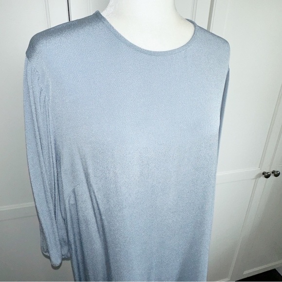 Samsoe Dress Dusty Blue Knee Length Aram S/S XL - Picture 9 of 15